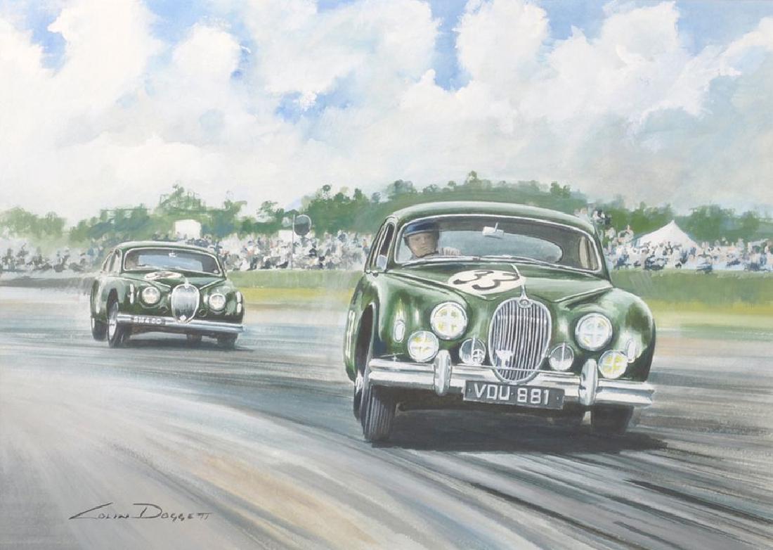 Colin Doggett (1947    ) British. "Mike Hawthorn Leeds (1 of 5)