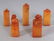 A SET OF FIVE SMALL CHINESE STONE SEALS, contained in a - 2