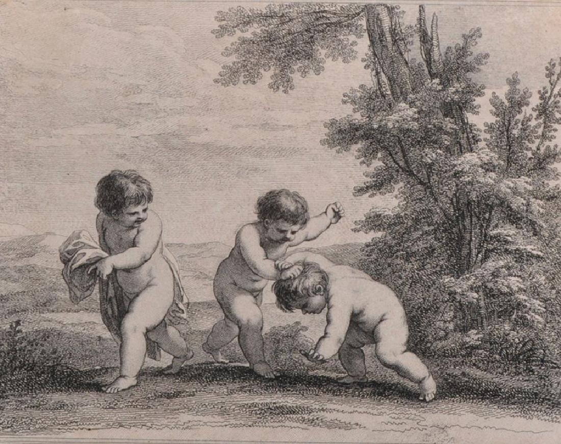 After Francois Boucher (1703-1770) French. Three (1 of 3)