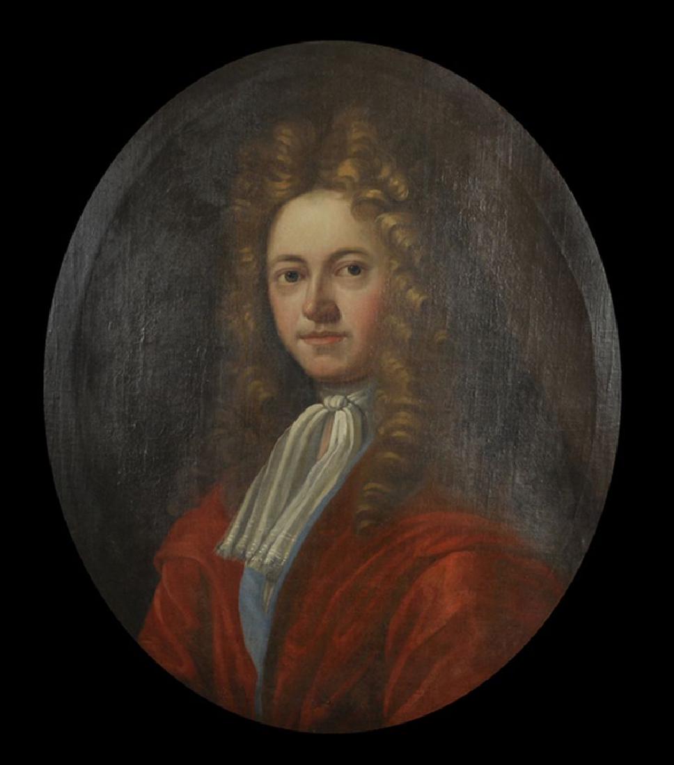 18th Century English School. Portrait of a Man, with a (1 of 5)