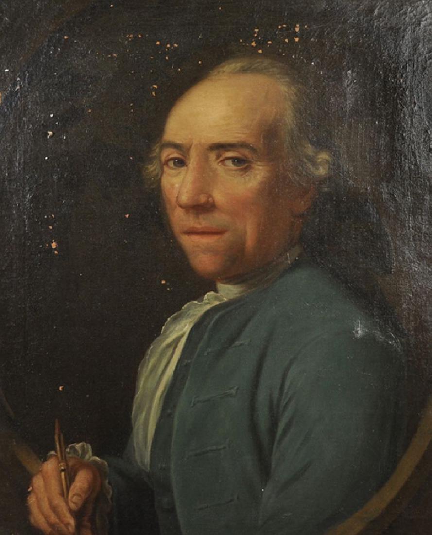 18th Century English School. Portrait of a Man with a (1 of 3)