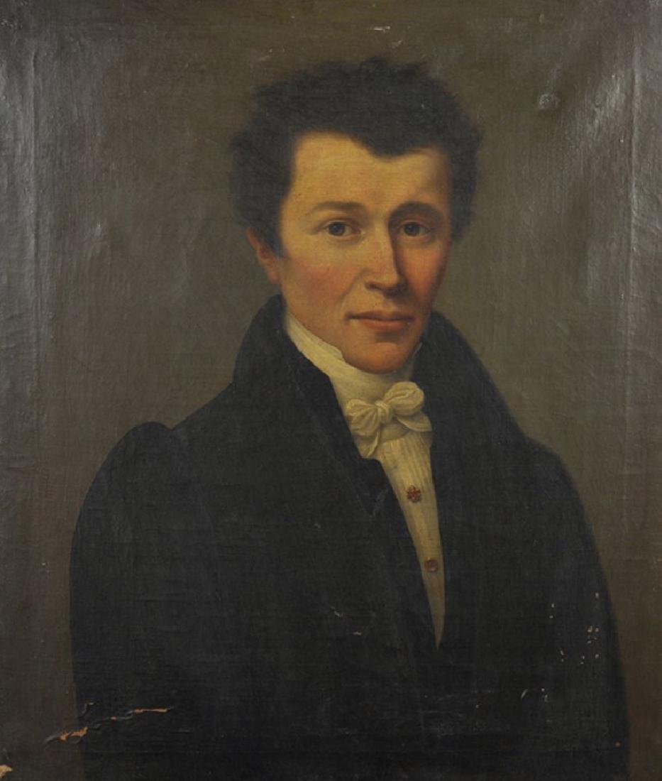 19th Century English School. Portrait of a Gentleman, (1 of 5)