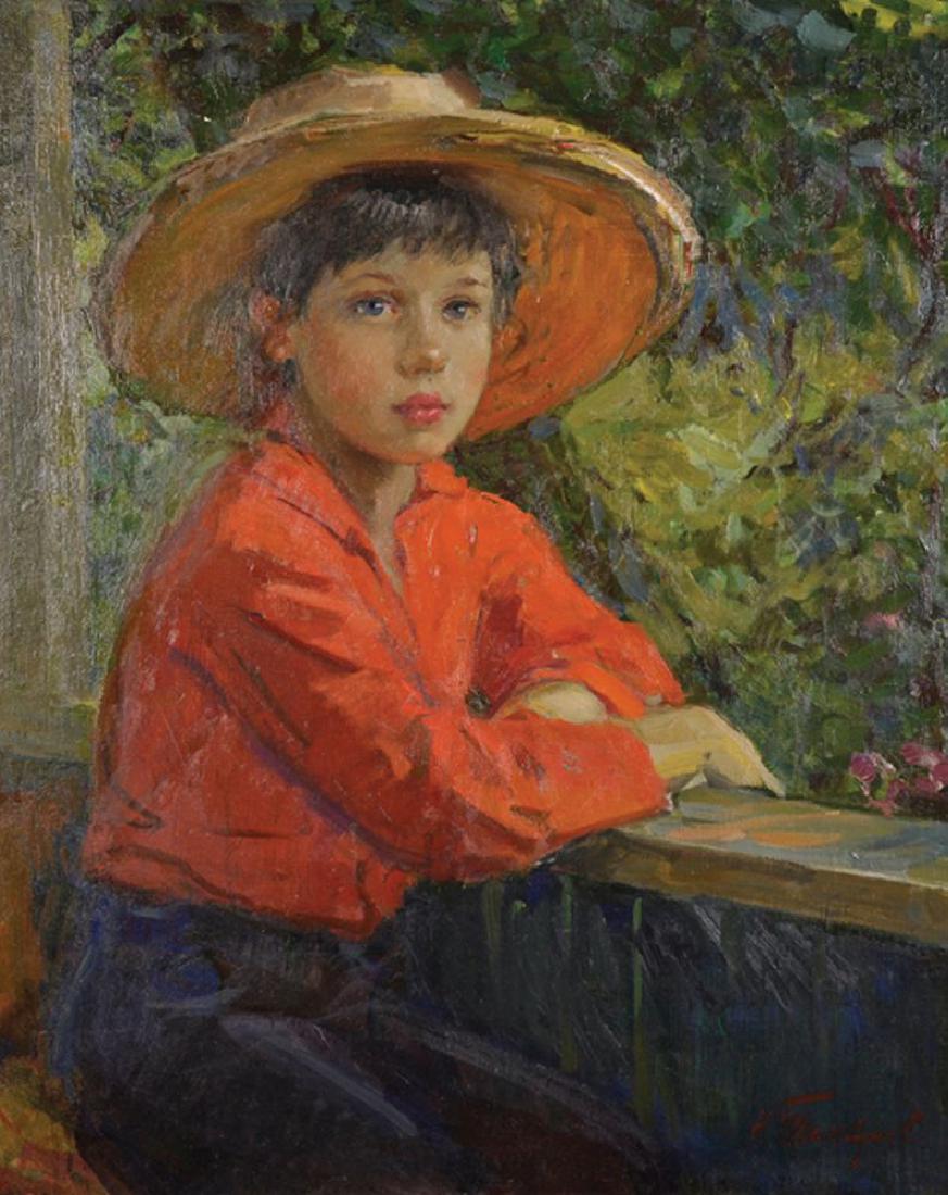 Nikolai Pavlovich Tolkunov (1917-1996) Russian. "Young (1 of 5)