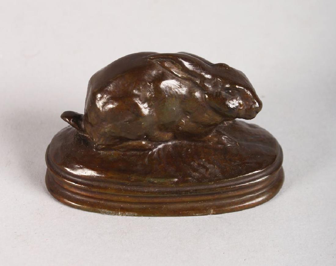 ANTOINE-LOUIS BARYE (1796-1875) FRENCH  A SMALL BRONZE (1 of 2)