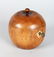 A GOOD APPLE TEA CADDY. 4.5ins.
