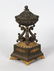 A SMALL FRENCH EMPIRE BRONZE BELL, in the form of a