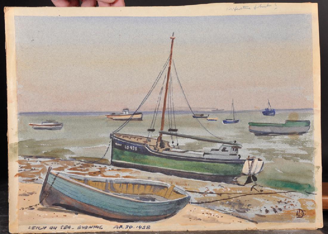 Lewis G. Dye (20th Century) British. "Leigh on Sea- (1 of 4)