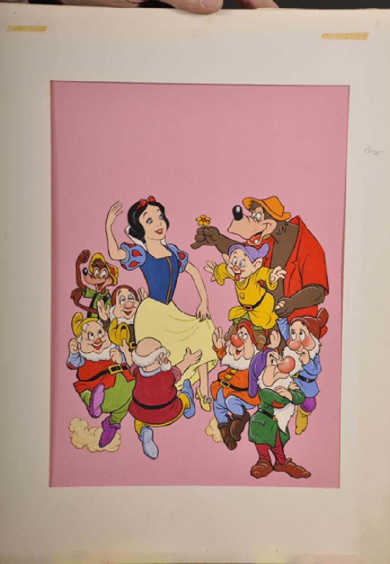 Edgar Hodges (1928    ) British. "Walt Disney's Picture (1 of 3)