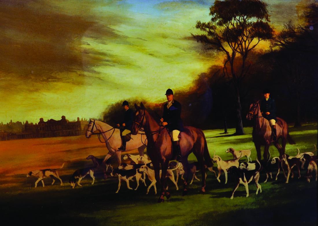 20th Century English School. A Hunting Scene, Print (1 of 4)