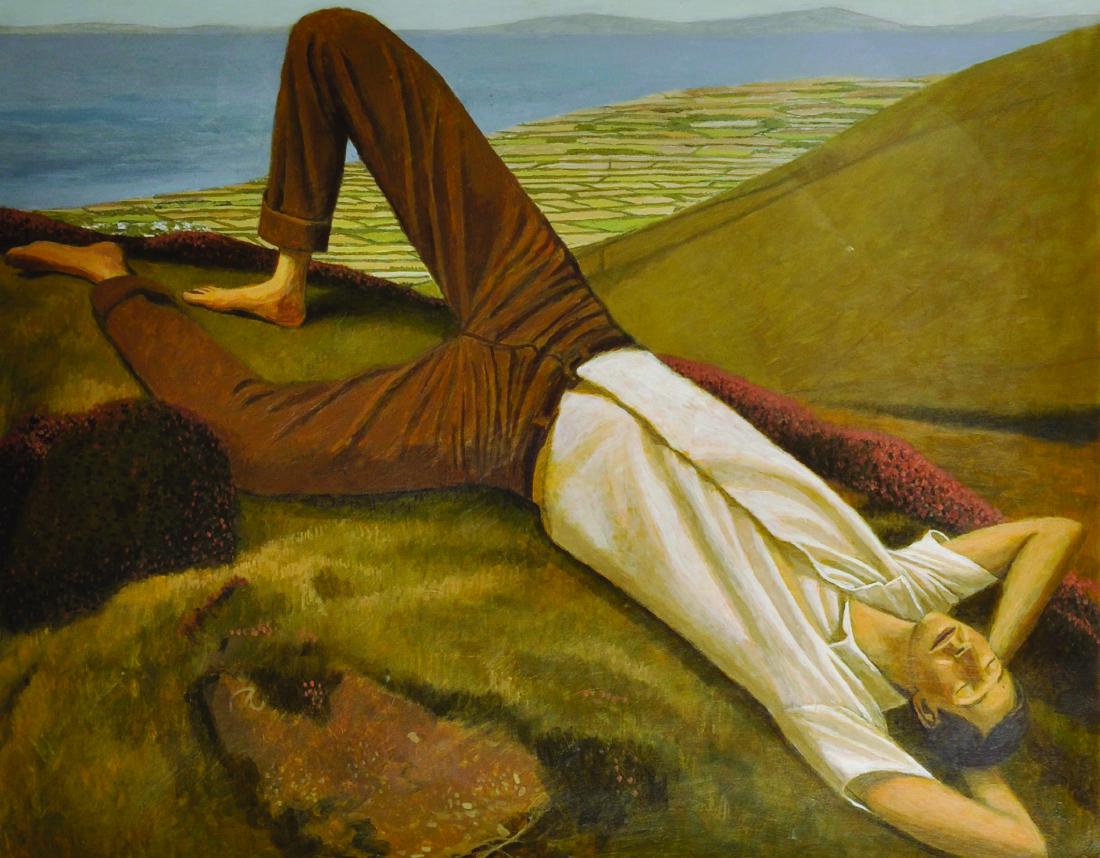 David Lloyd (20th - 21st Century) British. A Sleeping (1 of 3)