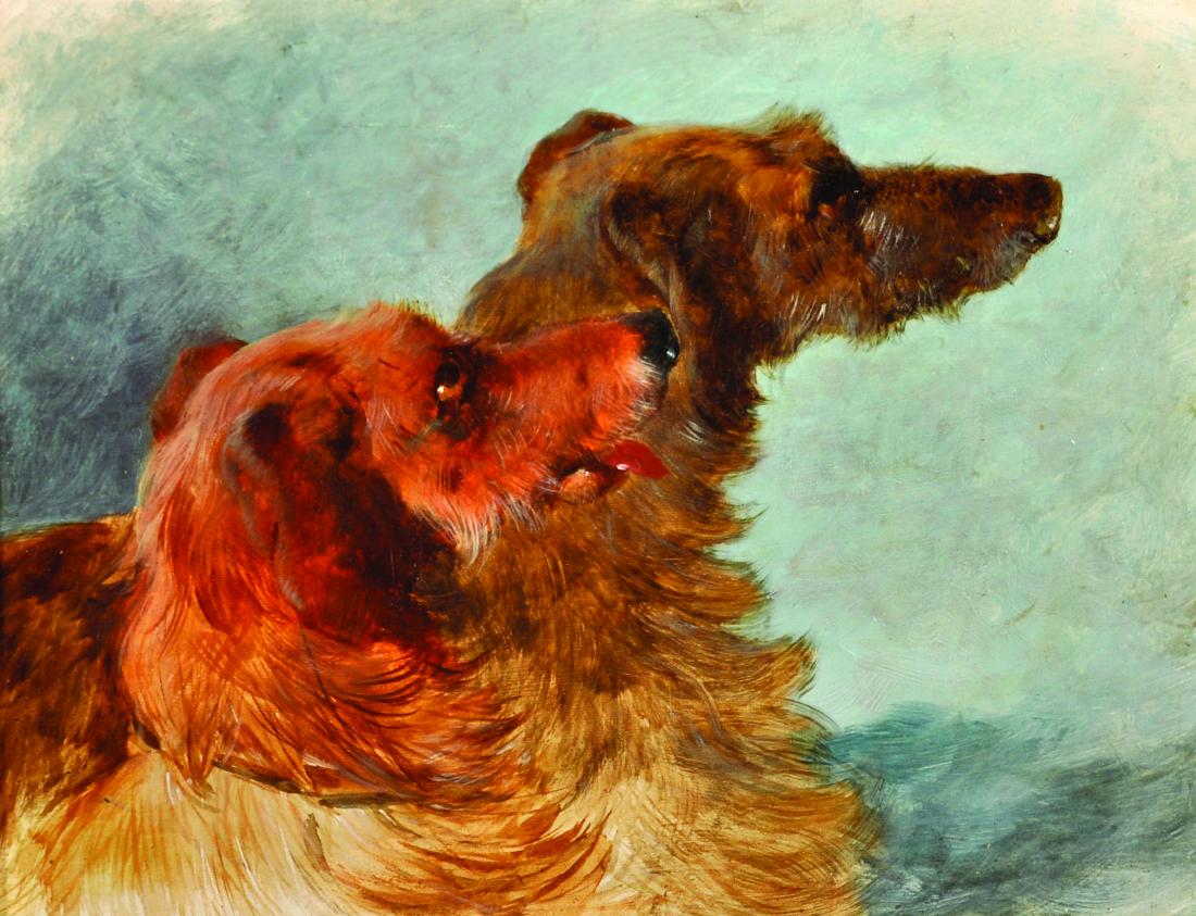 John Frederick Herring (1795-1865) British. A Head (1 of 3)