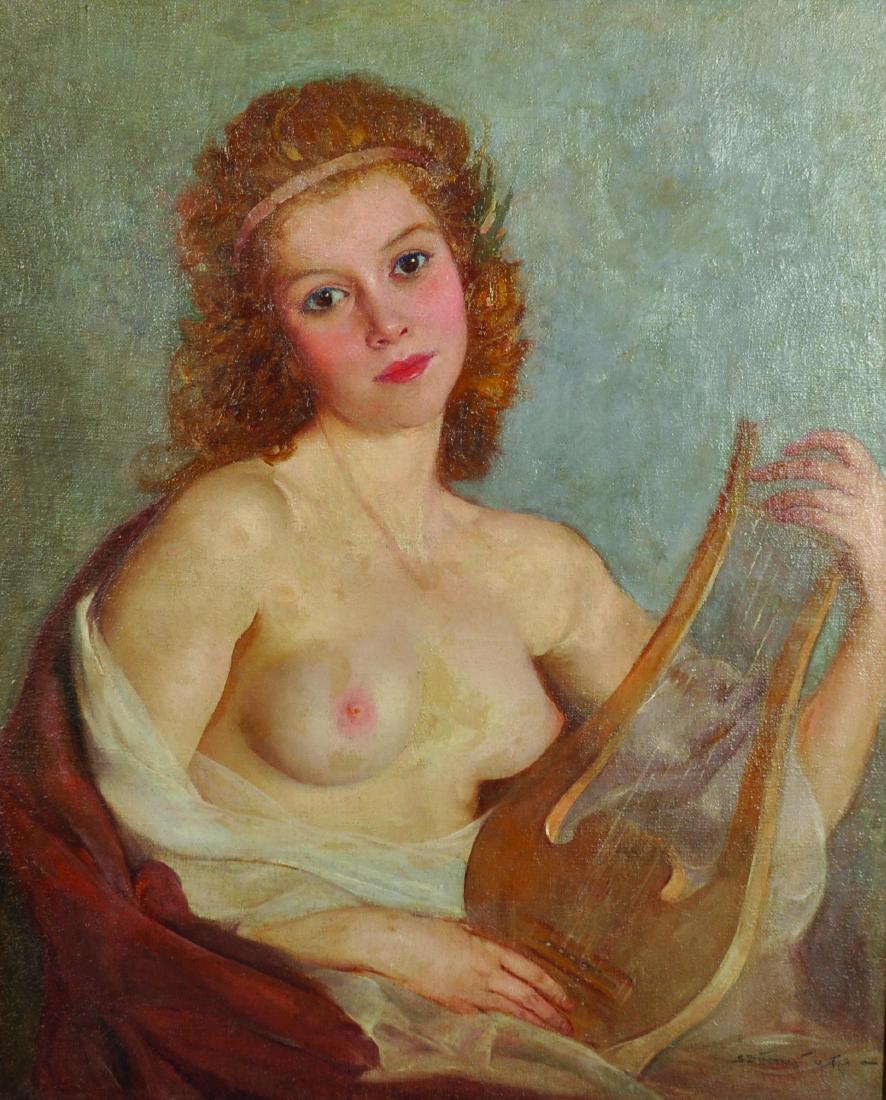 Maria Szantho (1897-1998) Hungarian. Study of a Semi (1 of 4)