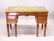 A GOOD 19TH CENTURY WALNUT AND MARQUETRY KNEEHOLE DESK,