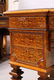 A GOOD 19TH CENTURY WALNUT AND MARQUETRY KNEEHOLE DESK, - 2