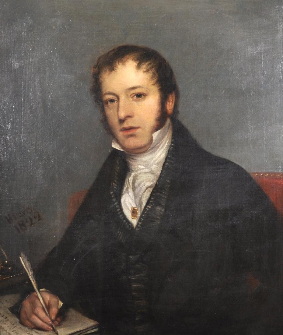 H...Parry (19th Century) British. Portrait of a Man, - Nov 28, 2018