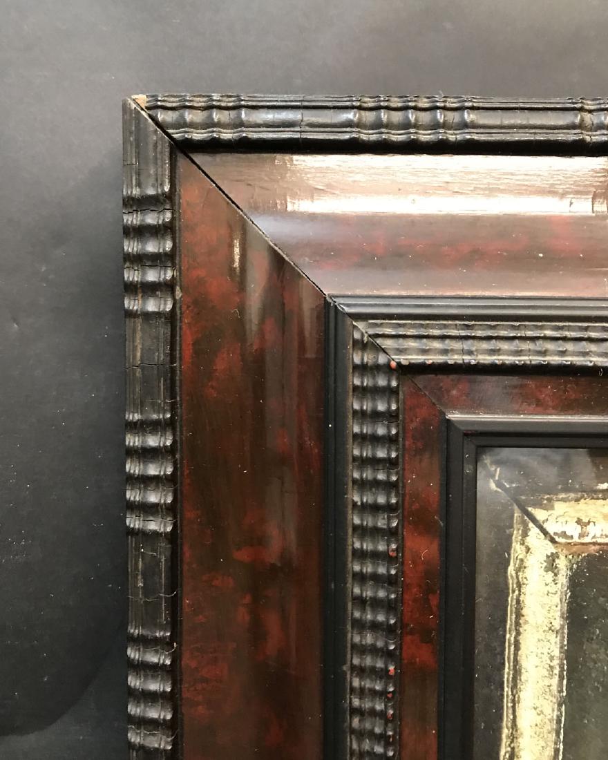 20th Century English School. A Simulated Tortoiseshell: 20th Century English School. A Simulated Tortoiseshell and Dark Wood Frame, 20.25" x 13.75" (rebate).