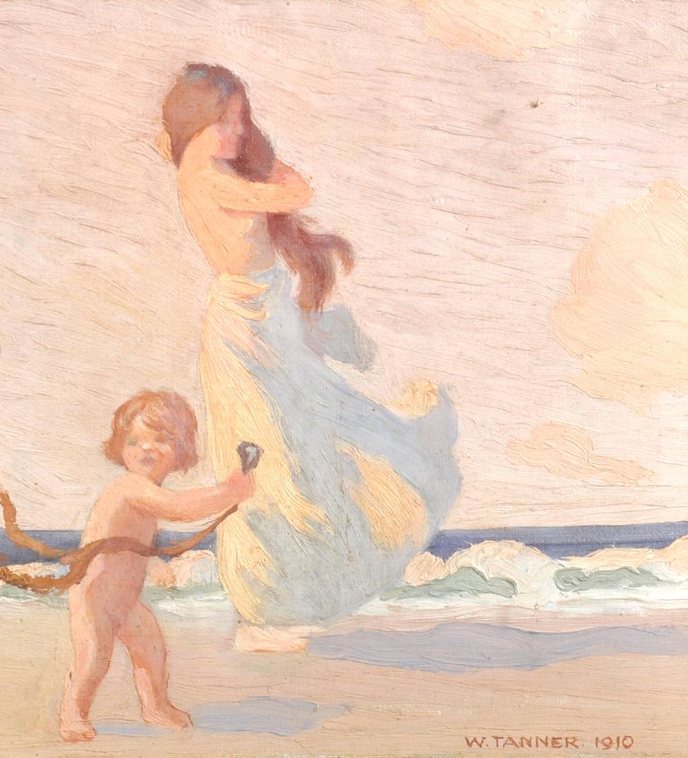 W...Tanner (19th- 20th Century) British. Woman and (1 of 4)