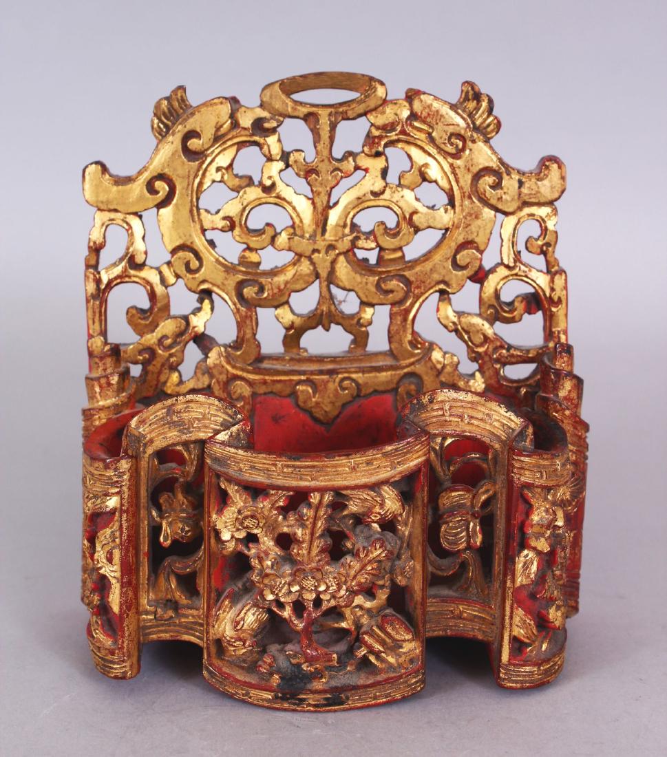 A GOOD QUALITY 19TH/20TH CENTURY CHINESE CARVED & (1 of 7)