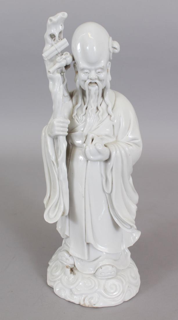 A GOOD QUALITY 20TH CENTURY CHINESE BLANC-DE-CHINE (1 of 6)