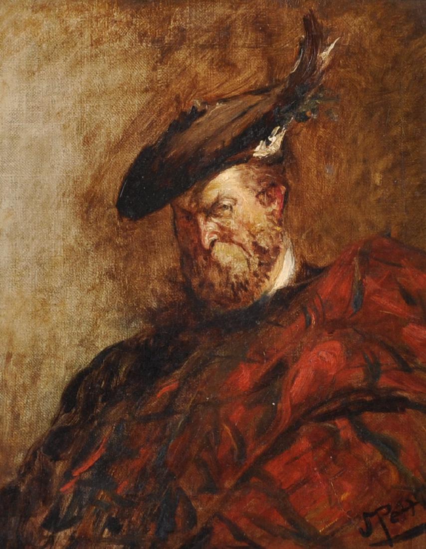 John Pettie (1839-1893) British. Portrait of a Scottish (1 of 4)
