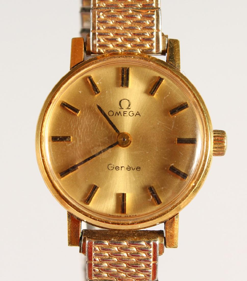 A LADIES OMEGA WRISTWATCH.: A LADIES OMEGA WRISTWATCH.