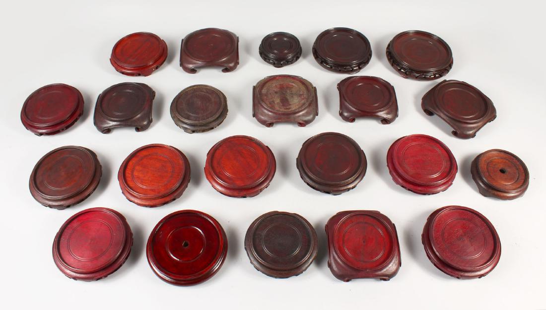 A MIXED BOX OF CHINESE / ORIENTAL HARDWOOD / WOOD (1 of 5)