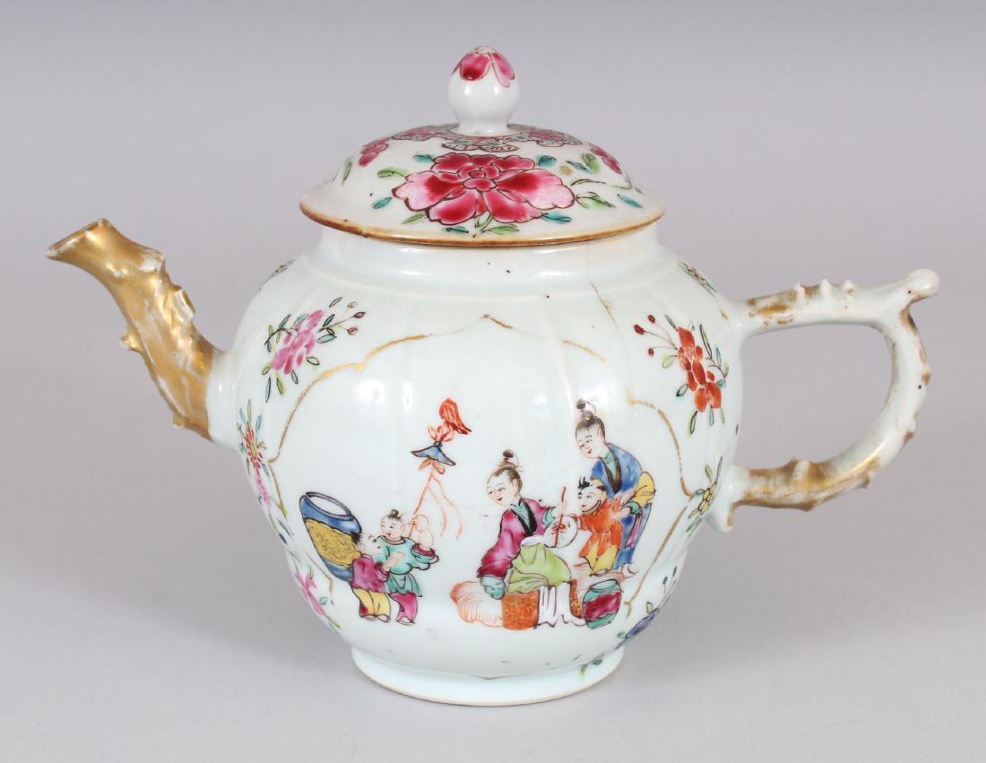 AN 18TH CENTURY CHINESE QIANLONG PERIOD FAMILLE ROSE (1 of 7)