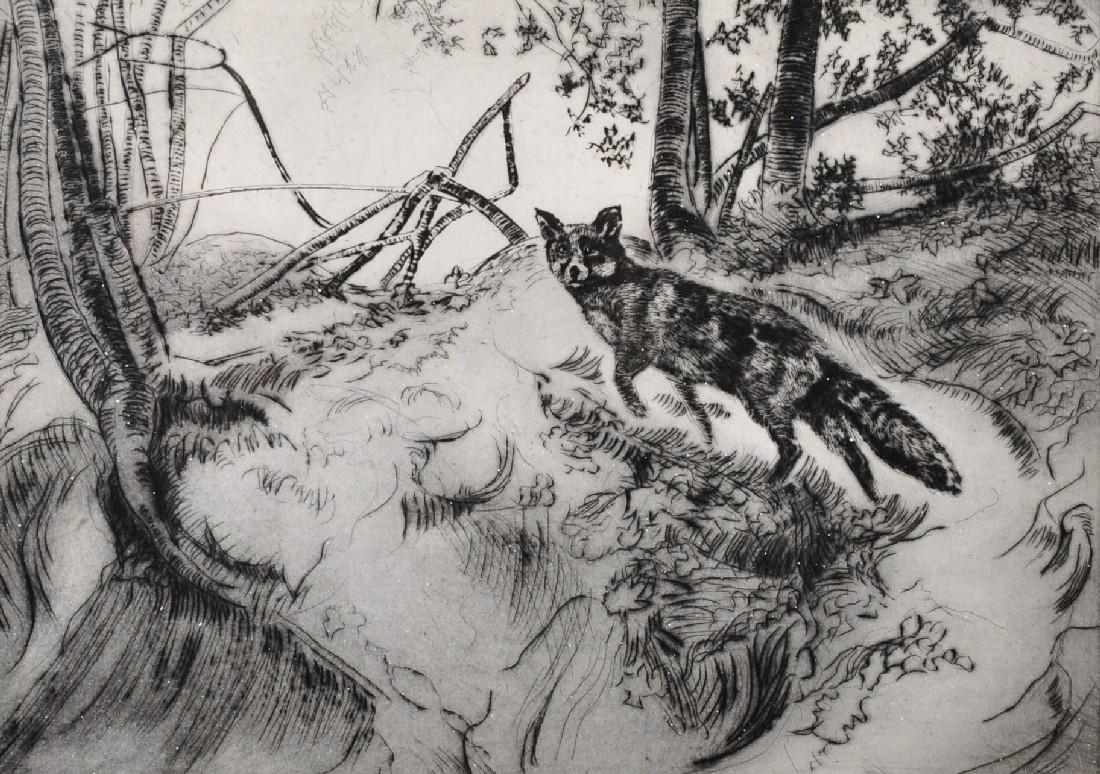 Marjorie Sherlock (1897-1973) British. "The Fox Trail", (1 of 5)