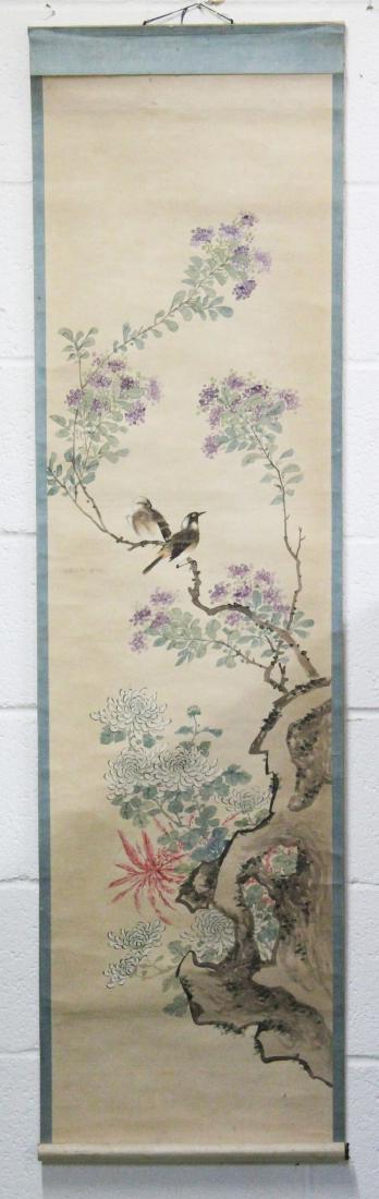 FOUR 19TH CENTURY CHINESE PAINTED HANGING SCROLLS, each (1 of 10)
