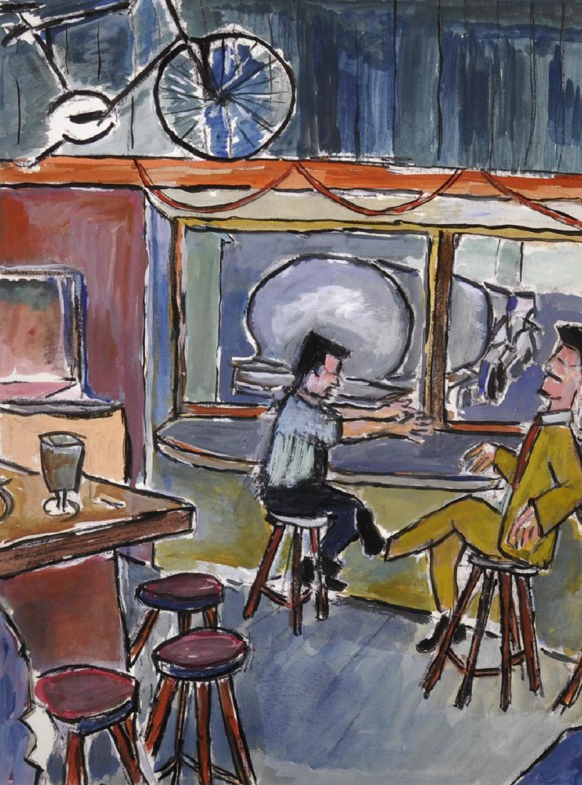 Bob Dylan (1941-    ) American. "Truck Stop", from 'The (1 of 6)