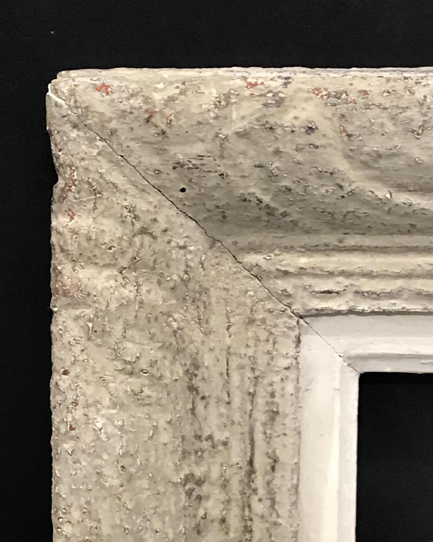 20th Century English School. A Carved Wood Painted: 20th Century English School. A Carved Wood Painted Frame, 18.25" x 15" (rebate).