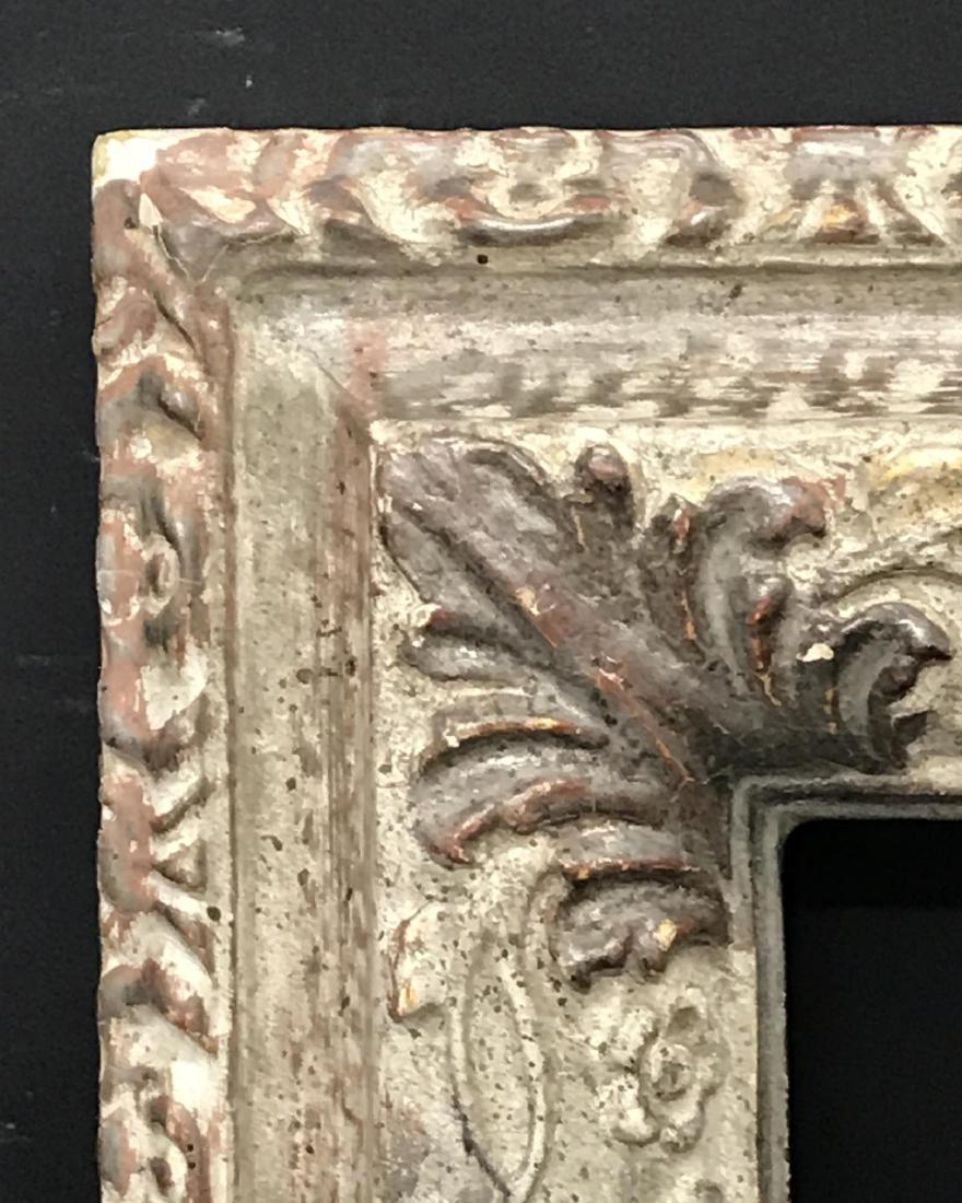 20th Century French School. A Carved Wood Painted: 20th Century French School. A Carved Wood Painted Frame, 22.5" x 18.5" (rebate).