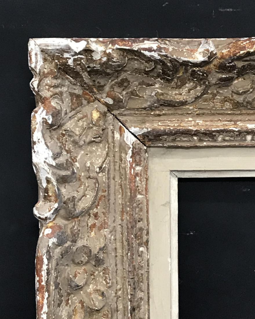 20th Century French School. A Carved Wood Painted: 20th Century French School. A Carved Wood Painted Frame, 21" x 18" (rebate).