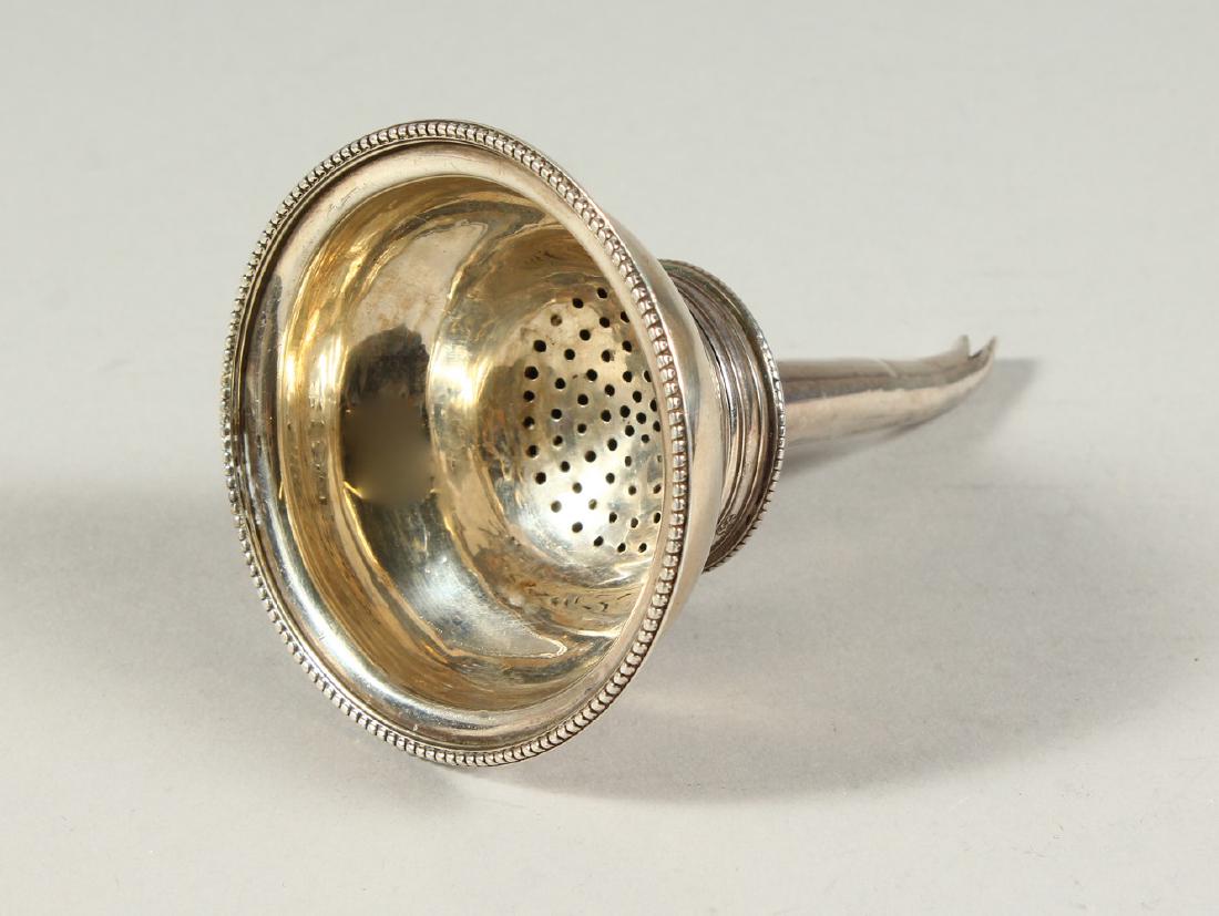 A GEORGE III WINE FUNNEL by HESTER BATEMAN. London: A GEORGE III WINE FUNNEL by HESTER BATEMAN. London 1798.