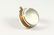 A NOVELTY BALL SHAPED DESK CLOCK. 3ins diameter. - 2