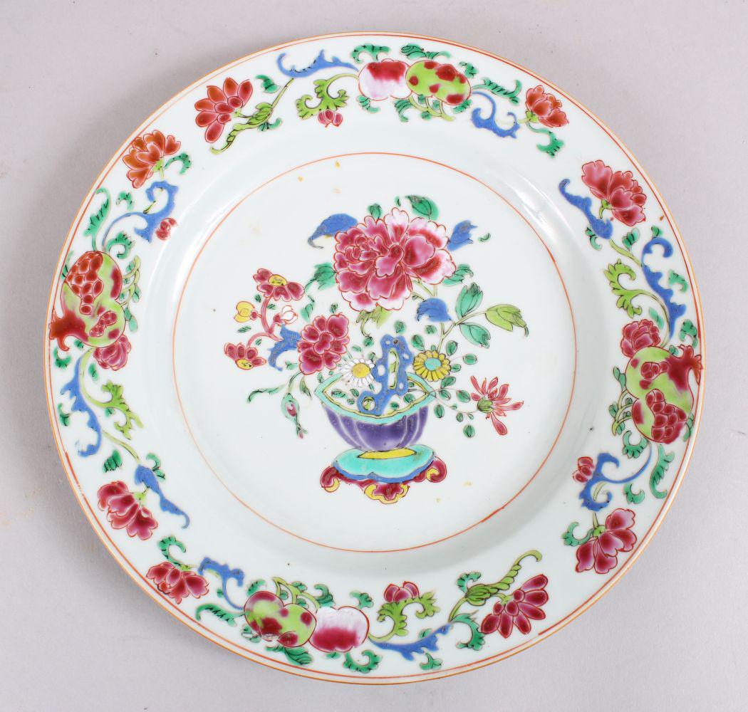 A GOOD 18TH CENTURY CHINESE FAMILLE ROSE PORCELAIN (1 of 2)