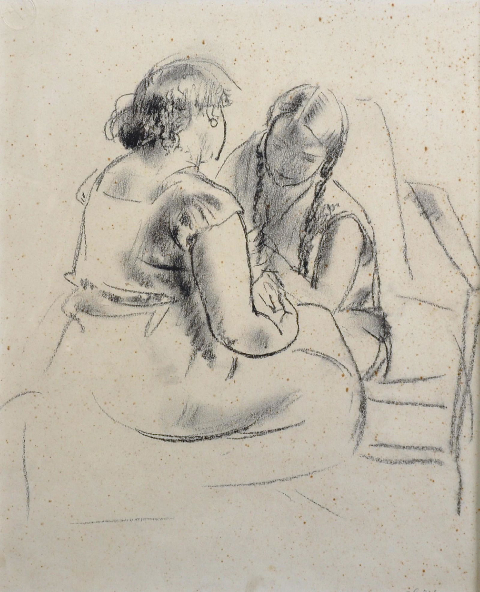 Clara Klinghoffer (1900-1972) Austrian/British. Study (1 of 6)