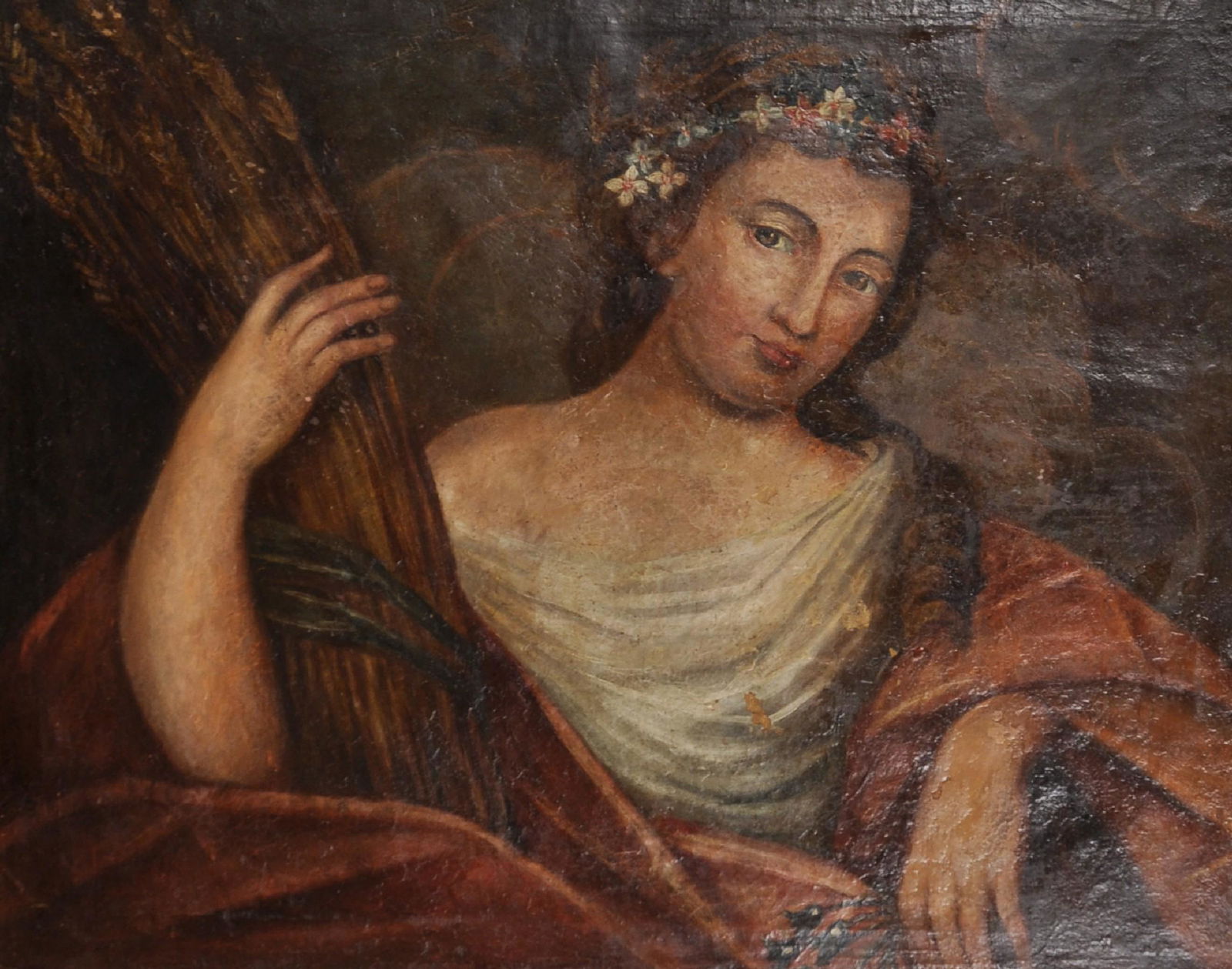 18th Century Italian School. 'Ceres', holding a bundle (1 of 3)