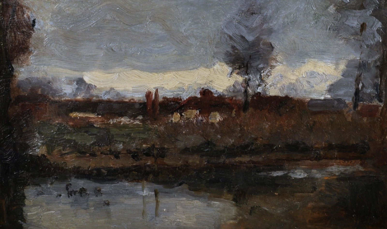 Henry George Moon (1857-1905) British. A River (1 of 4)