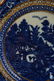 A PAIR OF CAUGHLEY BLUE AND WHITE PLATES, decorated - 4