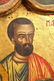 A 19TH CENTURY RUSSIAN ICON, depicting a saint, in a - 7