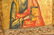 A 19TH CENTURY RUSSIAN ICON, depicting a saint, in a - 8