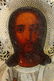 A RUSSIAN ICON, with silver overlay. Maker: N.K. 1882. - 5