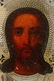 A RUSSIAN ICON, with silver overlay. Maker: N.K. 1882. - 9