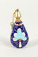 A SMALL RUSSIAN ENAMEL SCENT BOTTLE. 2.5ins. - 3