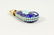 A SMALL RUSSIAN ENAMEL SCENT BOTTLE. 2.5ins. - 4