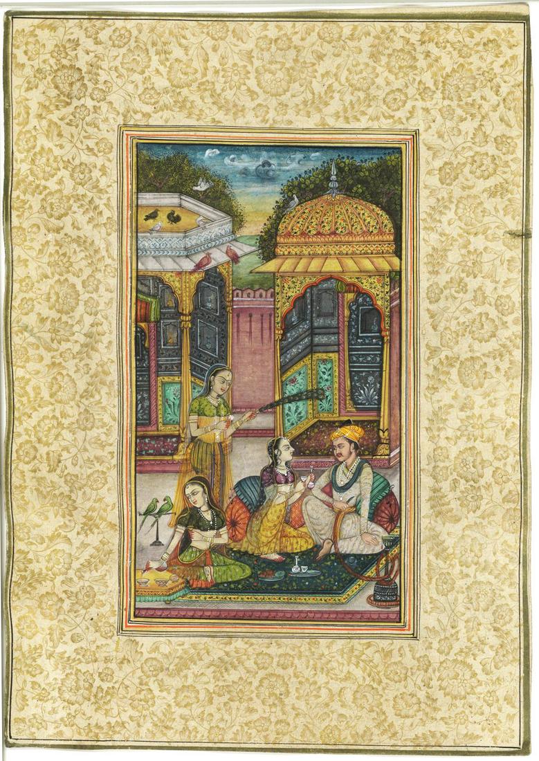 A GOOD 19TH / 20TH CENTURY INDO PERSIAN MUGHAL ART HAND (1 of 2)