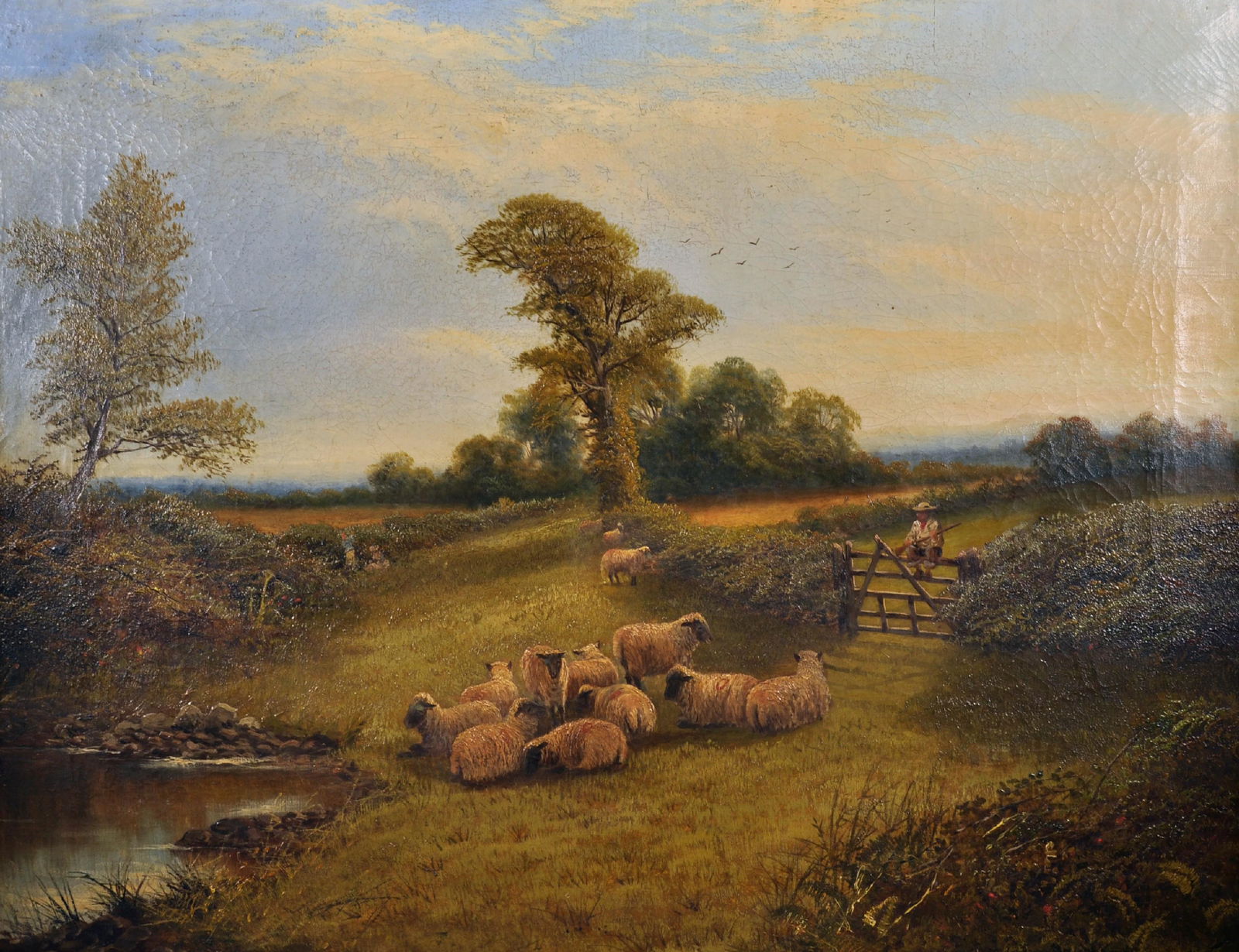 Charles Henry Passey (1818-1895) British. A River (1 of 4)