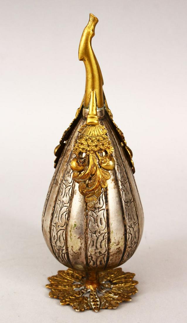 A 19TH CENTURY TURKISH OTTOMAN SILVER AND GILT (1 of 4)