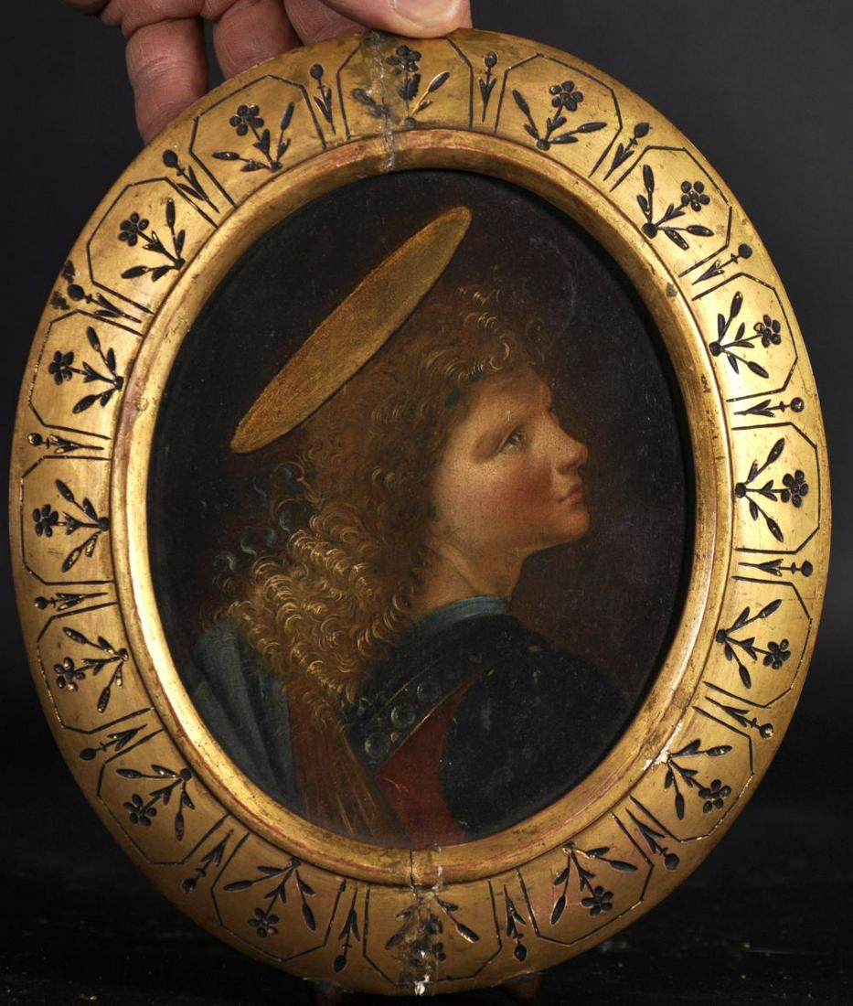 Manner of Giovanni Bellini (1430-1516) Italian. Head of (1 of 2)